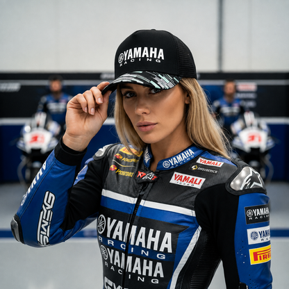 Yamaha Racing Black Filet Respirant Unisex