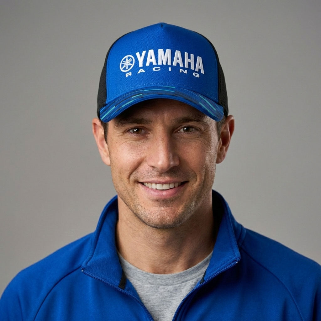 Yamaha Racing Blue Filet Respirant Unisex