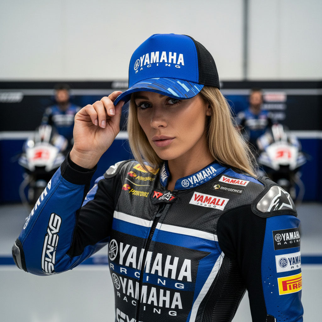 Yamaha Racing Blue Filet Respirant Unisex