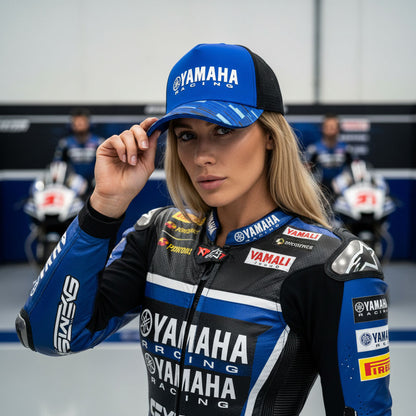 Yamaha Racing Blue Filet Respirant Unisex